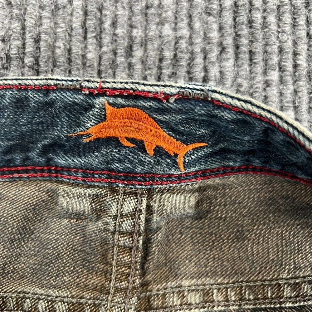 Tommy Bahama Jeans Mens‎ 42x30 Cayman Relaxed Island Fit Dark Blue Denim
